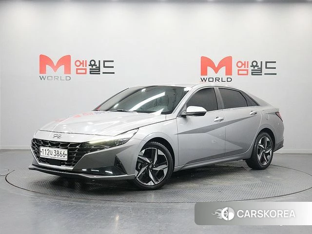 Hyundai Avante (CN7) 2020 Серебристо-серый из Кореи