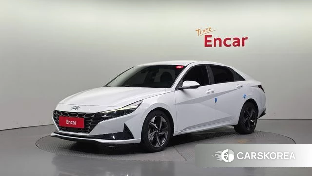 Hyundai Avante (CN7) 2022 Белый из Кореи
