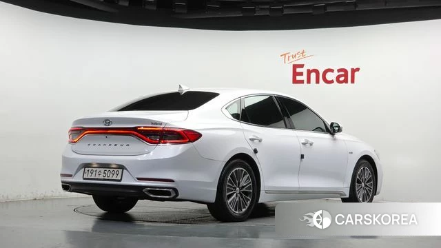 Hyundai Grandeur IG Hybrid 2019 Белый из Кореи, фото 2