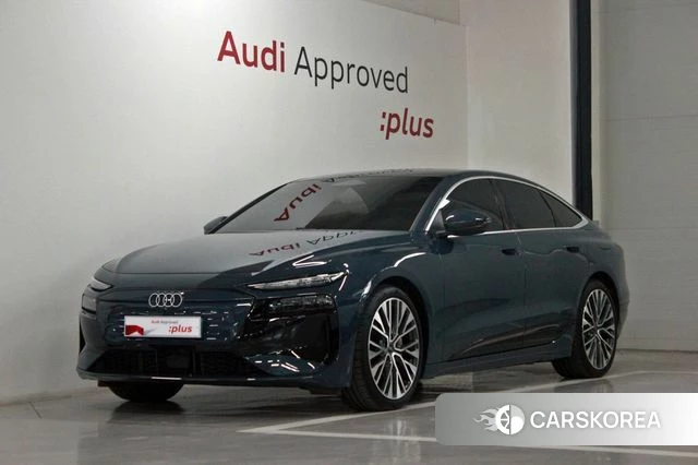Audi A6 e-Tron 2025 Синий из Кореи