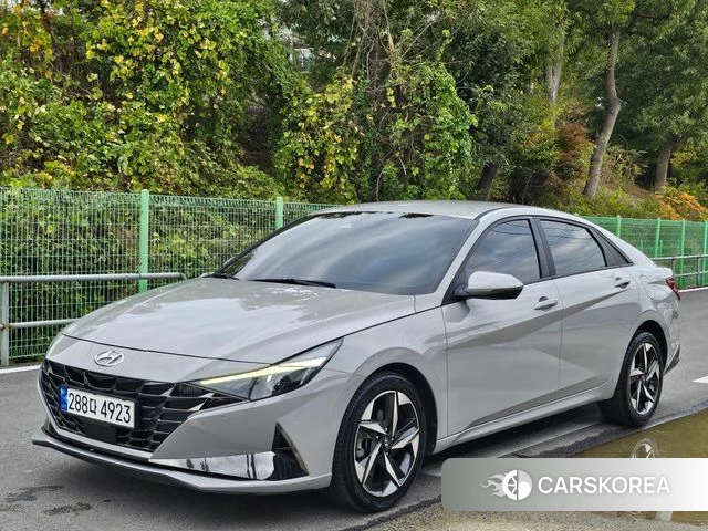 Hyundai Avante (CN7) 2020 Серебристо-серый из Кореи