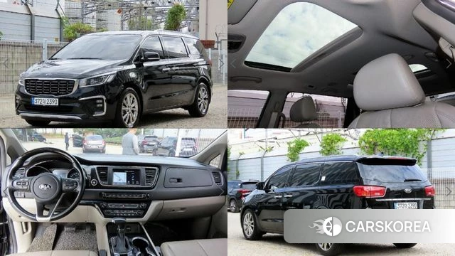 Kia The New Carnival 2018 Черный из Кореи