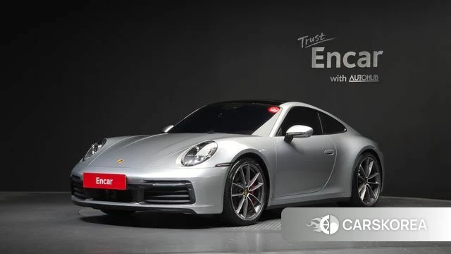 Porsche 911(992) 2021 Серебряный из Кореи