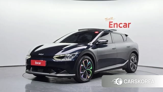 Kia EV6 2021 Синий из Кореи
