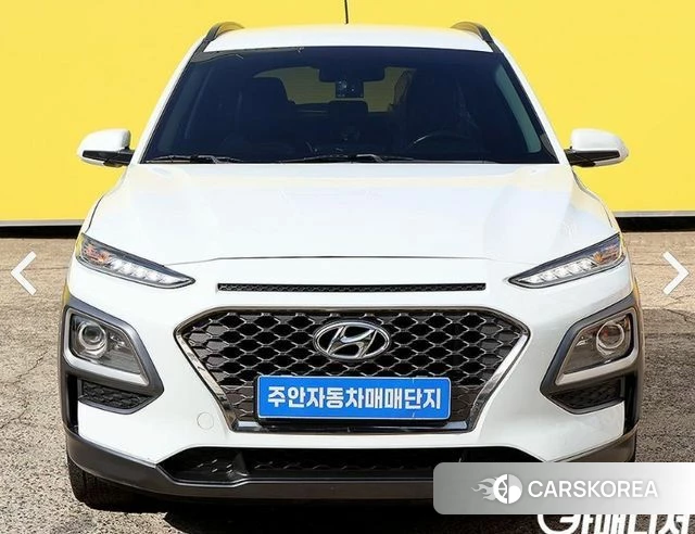Hyundai Kona 2018 Белый из Кореи
