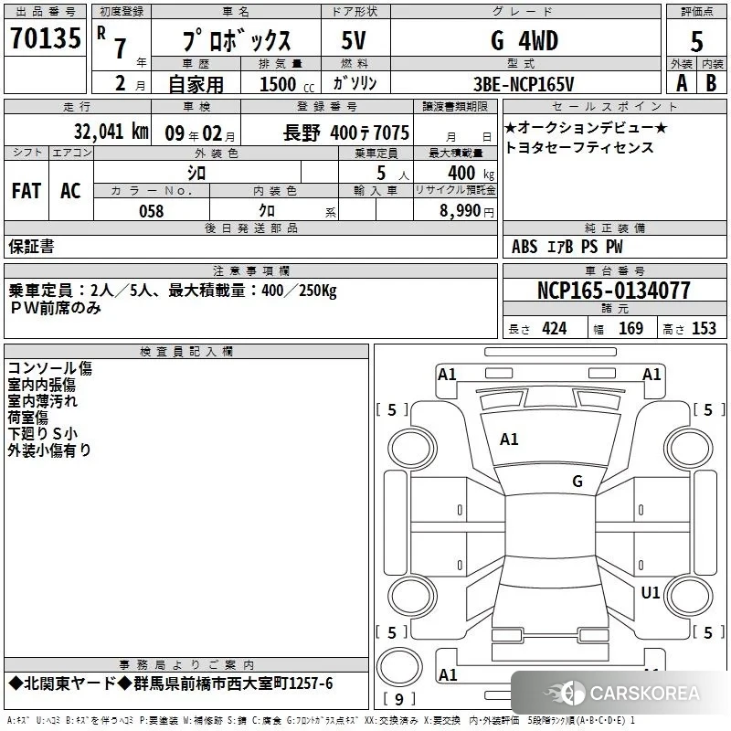 Toyota Probox 2025 из Японии