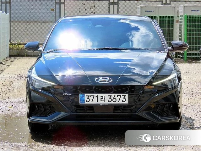 Hyundai Avante (CN7) 2020 Черный из Кореи