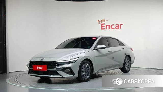 Hyundai The New Avante Hybrid (CN7) 2023 Серебристо-серый из Кореи
