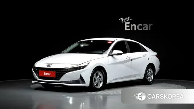 Hyundai Avante (CN7) 2021 Белый из Кореи