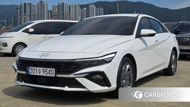 Hyundai The New Avante (CN7) 2023 Белый из Кореи
