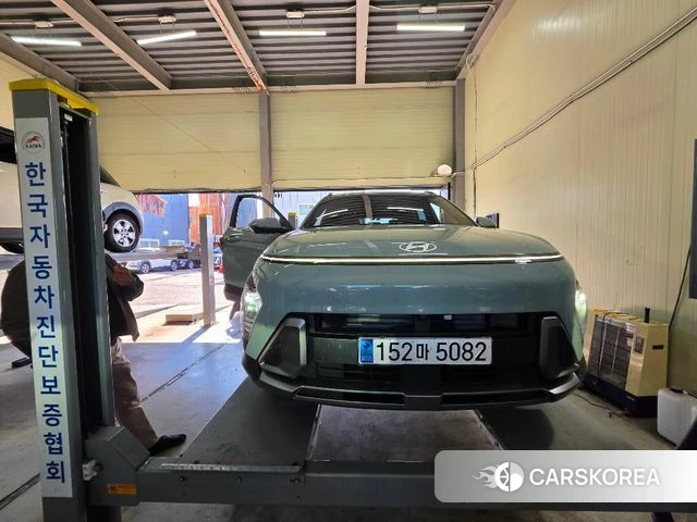 Hyundai Kona Hybrid (SX2) 2023 Зеленый из Кореи