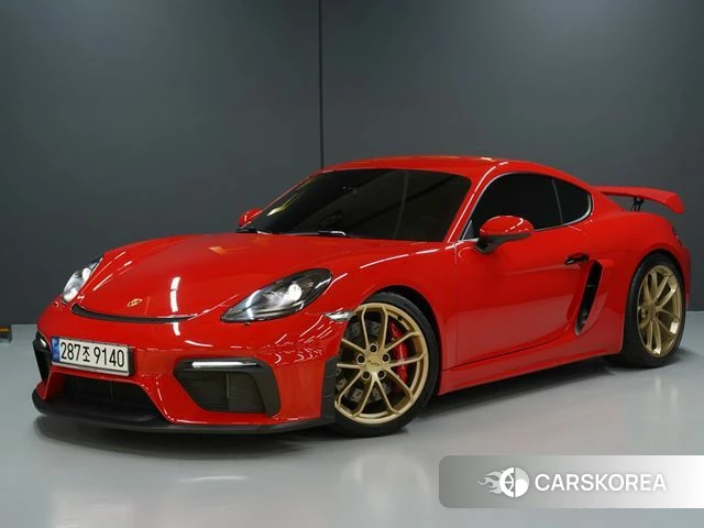 Porsche 718 Cayman 2023 Красный из Кореи