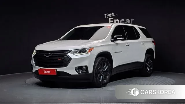 Chevrolet (GM Daewoo) Traverse 2020 Белый из Кореи