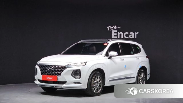 Hyundai Santa Fe TM 2019 Белый из Кореи
