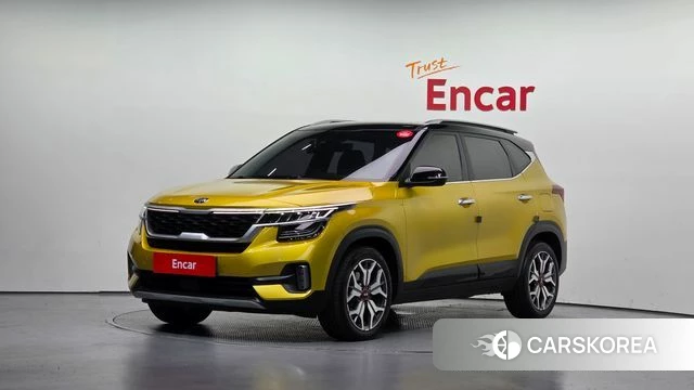 Kia Seltos 2019 Желтый из Кореи