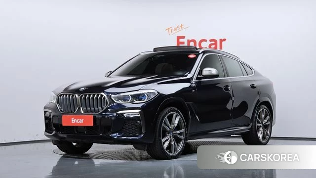 BMW X6 (G06) 2021 Черный из Кореи