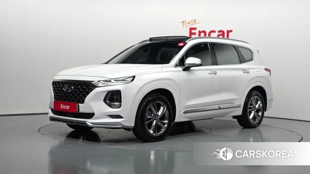 Hyundai Santa Fe TM 2019 Белый из Кореи