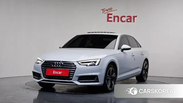 Audi A4 (B9) 2019 Белый из Кореи