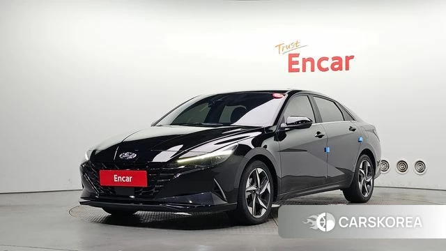 Hyundai Avante (CN7) 2021 Черный из Кореи