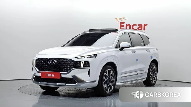 Hyundai The New Santa Fe 2021 Белый из Кореи