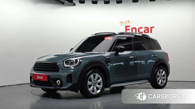 Mini Cooper Countryman 2021 Небесно-голубой из Кореи