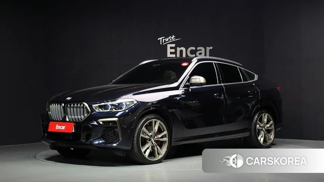 BMW X6 (G06) 2022 Черный из Кореи