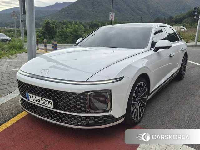 Hyundai Grandeur Hybrid (GN7) 2024 Белый из Кореи