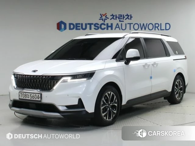Kia Carnival 4th generation 2020 Белый из Кореи