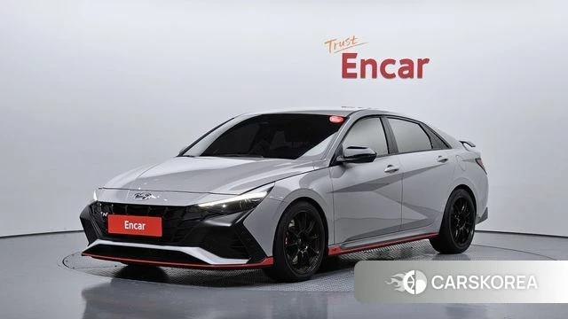 Hyundai Avante (CN7) 2022 Серебристо-серый из Кореи