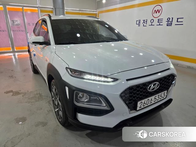 Hyundai Kona Hybrid 2020 Белый из Кореи