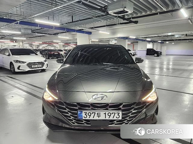 Hyundai Avante (CN7) 2021 Серый из Кореи