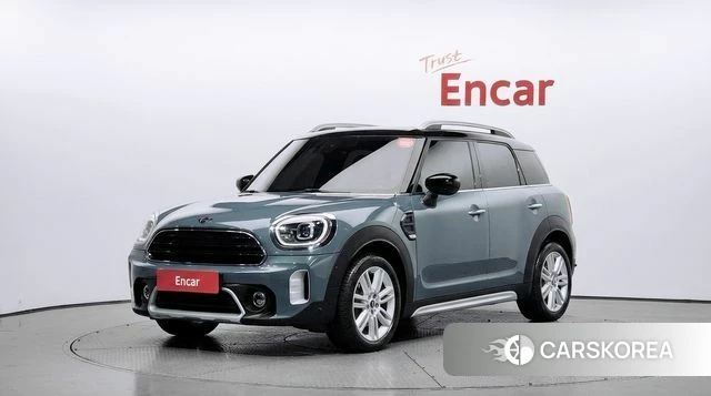 Mini Cooper Countryman 2022 Небесно-голубой из Кореи