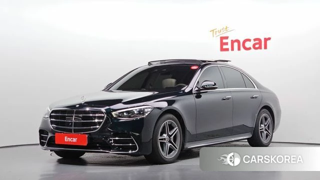 Mercedes-Benz S-Class W223 2022 Темно-зеленый из Кореи