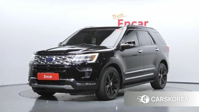 Ford Explorer 2018 Черный из Кореи