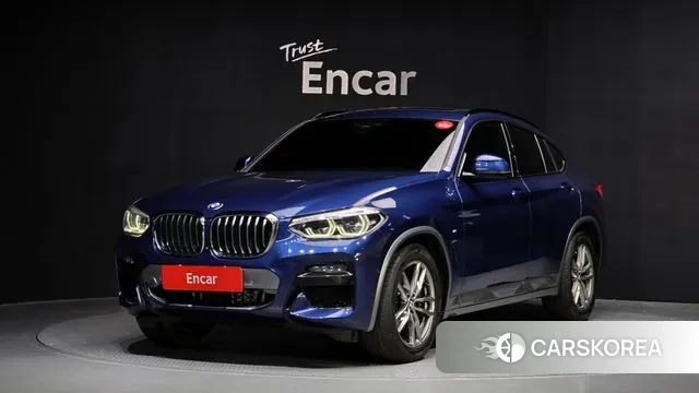 BMW X4 (G02) 2021 Синий из Кореи