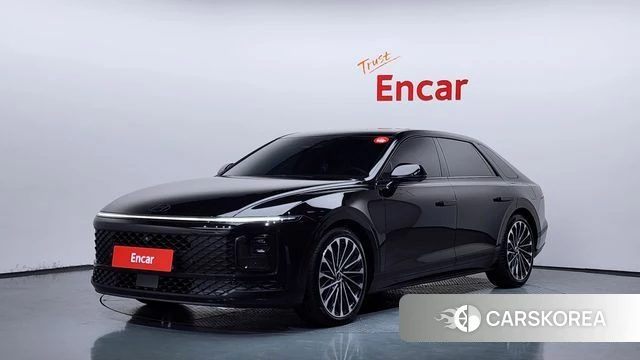 Hyundai Grandeur Hybrid (GN7) 2024 Черный из Кореи