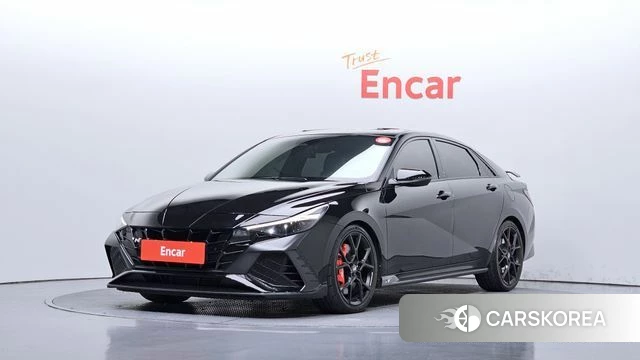 Hyundai Avante (CN7) 2022 Черный из Кореи