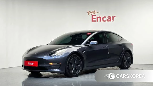 Tesla Model 3 2021 Серый из Кореи