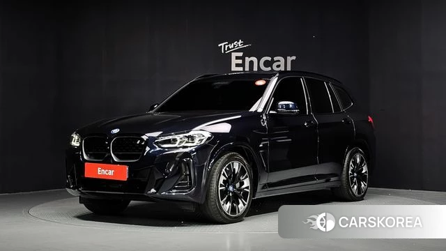 BMW iX3 2022 Черный из Кореи