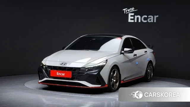 Hyundai Avante (CN7) 2022 Серый из Кореи