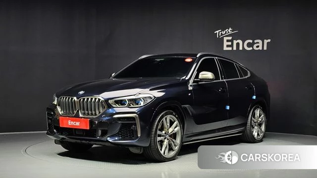 BMW X6 (G06) 2022 Черный из Кореи