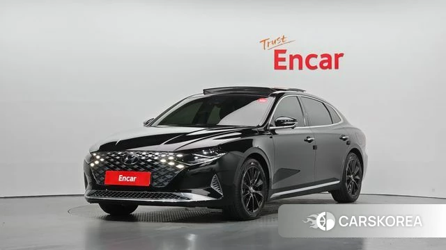 Hyundai The New Grandeur IG Hybrid 2021 Черный из Кореи
