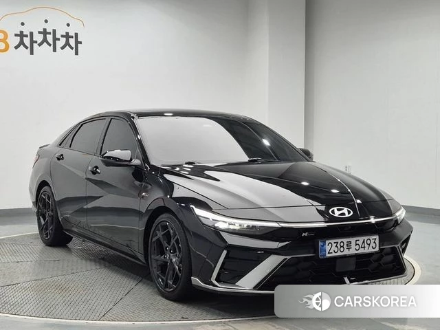 Hyundai The New Avante (CN7) 2024 Черный из Кореи