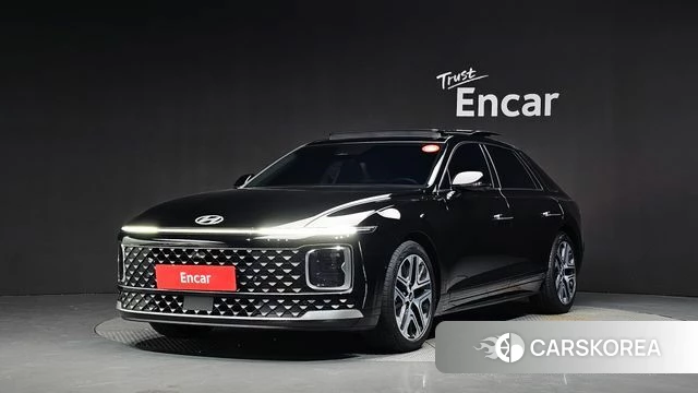 Hyundai Grandeur Hybrid (GN7) 2024 Черный из Кореи