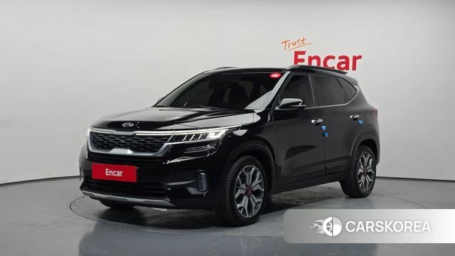 Kia Seltos 2020 Черный из Кореи