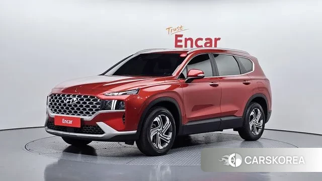 Hyundai The New Santa Fe 2021 Оранжевый из Кореи