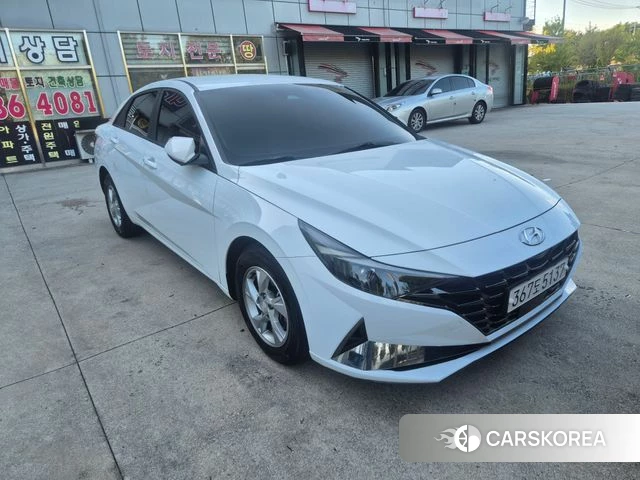 Hyundai Avante (CN7) 2021 Белый из Кореи