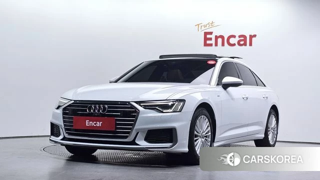 Audi A6 (C8) 2020 Белый из Кореи