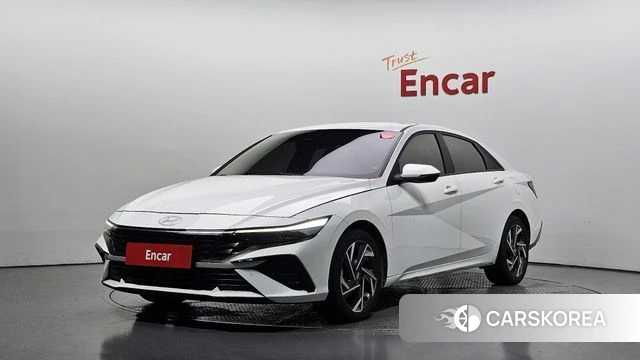 Hyundai The New Avante Hybrid (CN7) 2024 Белый из Кореи