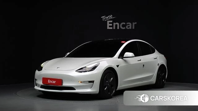 Tesla Model 3 2021 Белый из Кореи